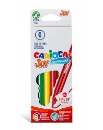 Carioca Joy Süper Yıkanabilir Keçeli Boya Kalemi 6’Lı