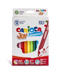 Carioca Joy Süper Yıkanabilir Keçeli Boya Kalemi 12’Li
