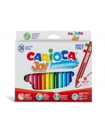 Carioca Joy Süper Yıkanabilir Keçeli Boya Kalemi 36’Lı